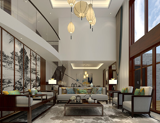 金域华府新中式装修案例
