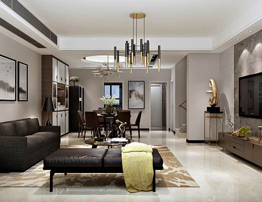 金地亚现代简约装修案例