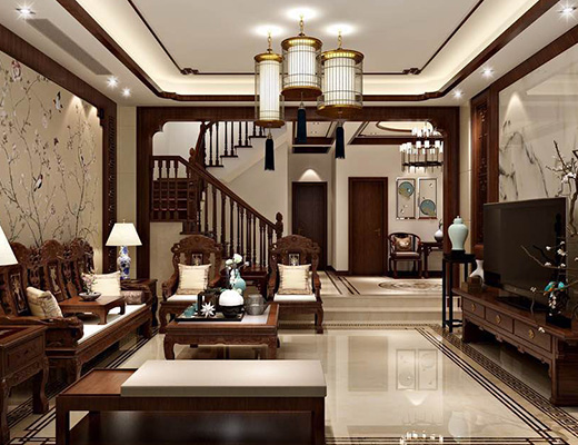 龙湖湘风原著新中式装修案例