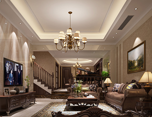 东方大院美式装修案例