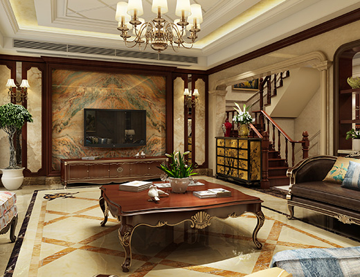 五矿沁园金城美式装修案例
