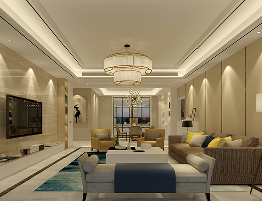 中央洋房现代简约装修案例