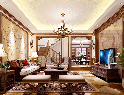 龙湖美式装修案例
