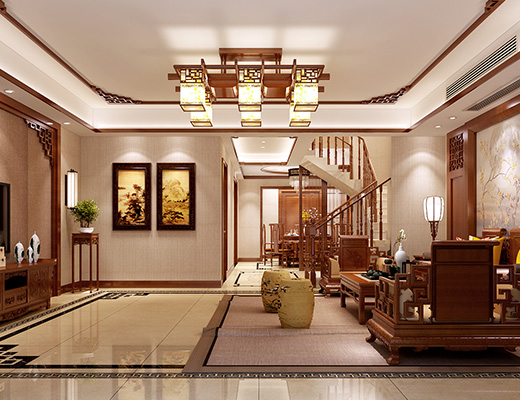 卢浮原著新中式装修案例