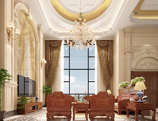 自建别墅欧式装修案例