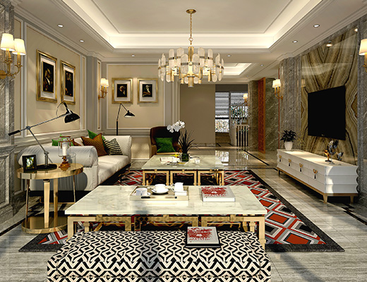 十八克拉美式装修案例