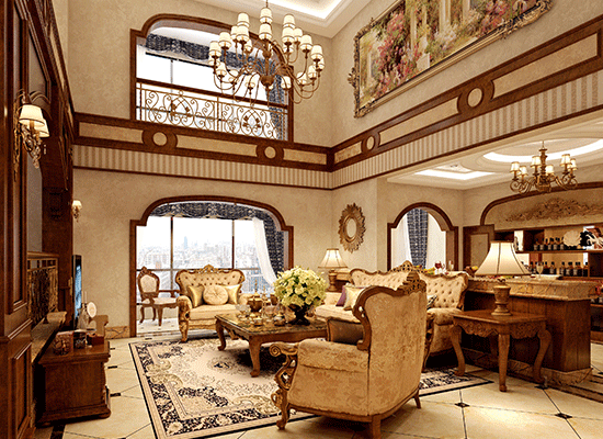 银杏嘉园美式装修案例