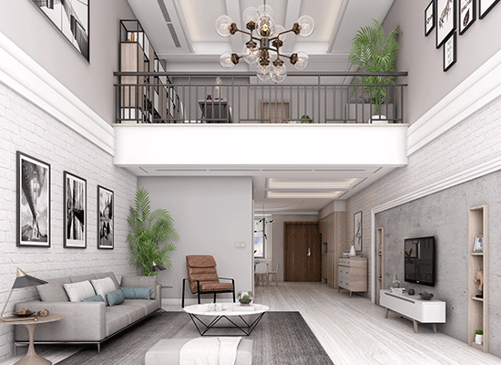 盈峰翠邸北欧装修案例