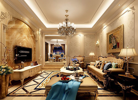 保利香槟国际法式装修案例