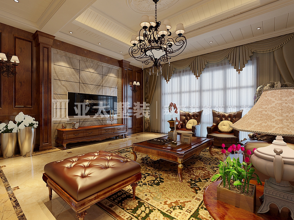 碧桂园凤凰郡美式装修案例