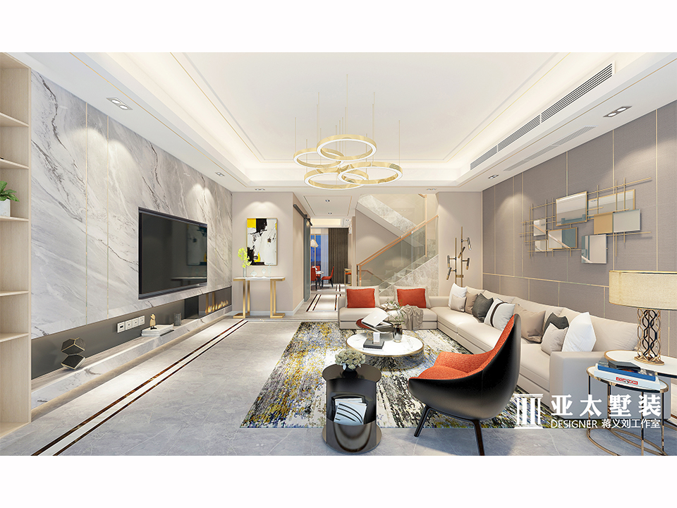 碧桂园高尔夫现代简约装修案例