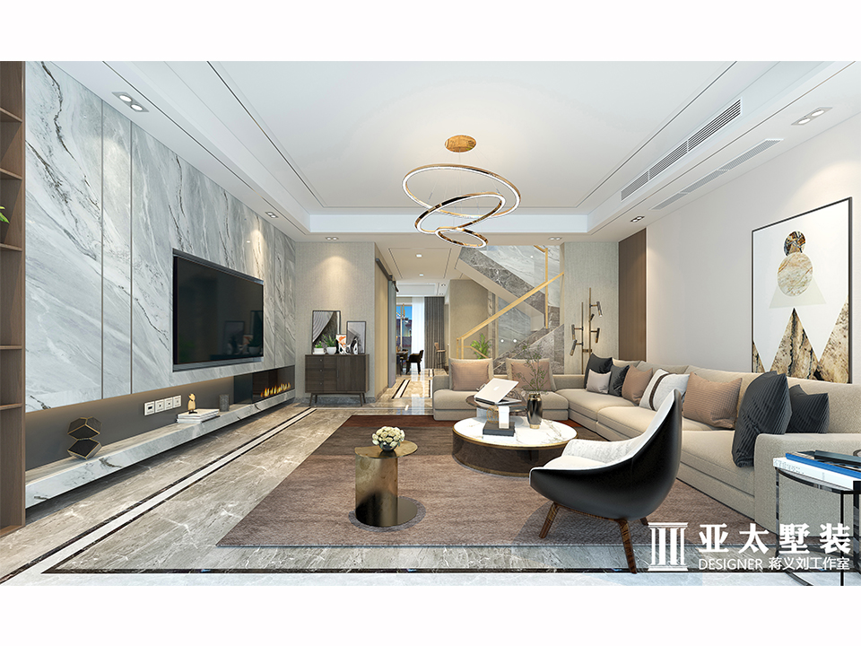 高尔夫现代简约装修案例