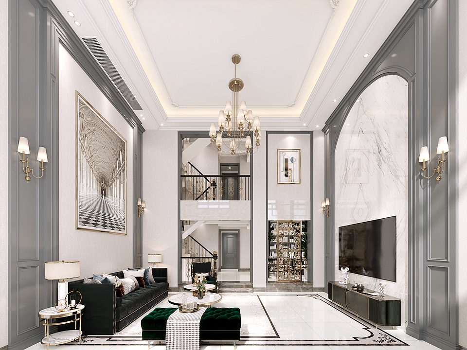 山与墅美式装修案例